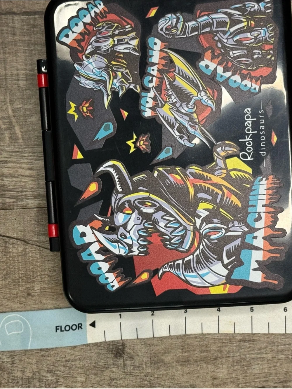 Rockpapa Dinosaur Bento Lunch Box Kids Leak Proof 5‎ Compartment w/ Utensils